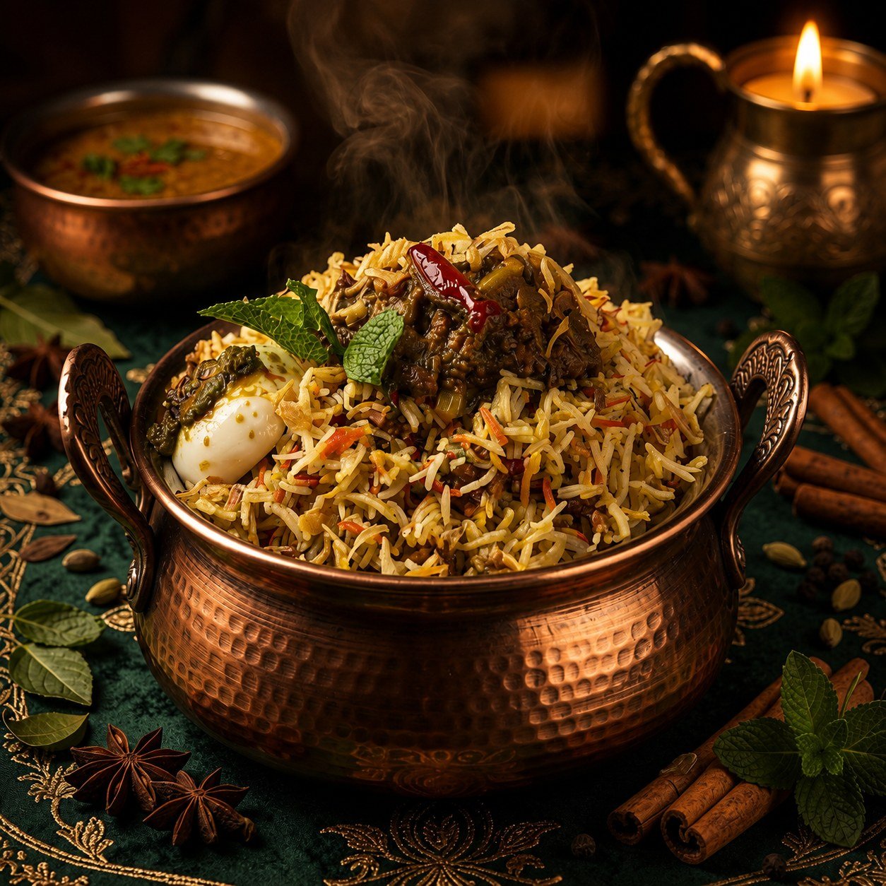 Gongura Chicken Biryani